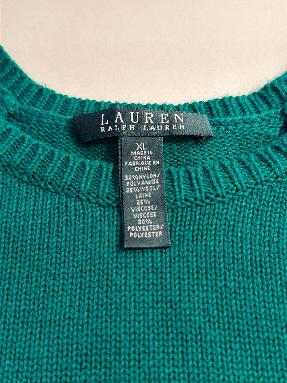 Ralph Lauren Emerald Green Crewneck Short-Sleeve Sweater - Picture 3 of 7